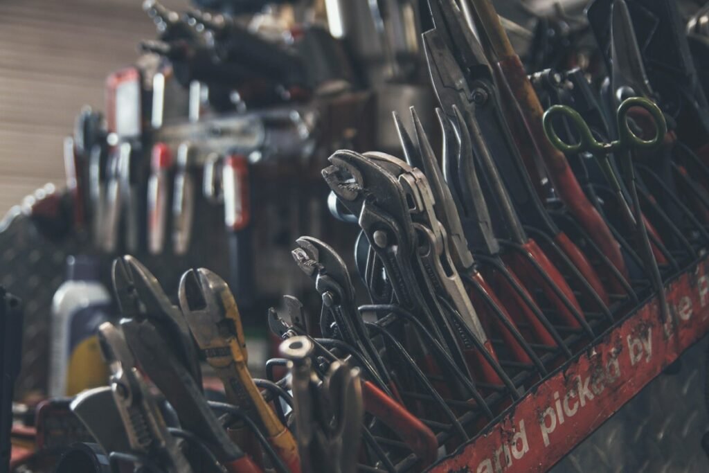 Illustrative stock photo of garage organization