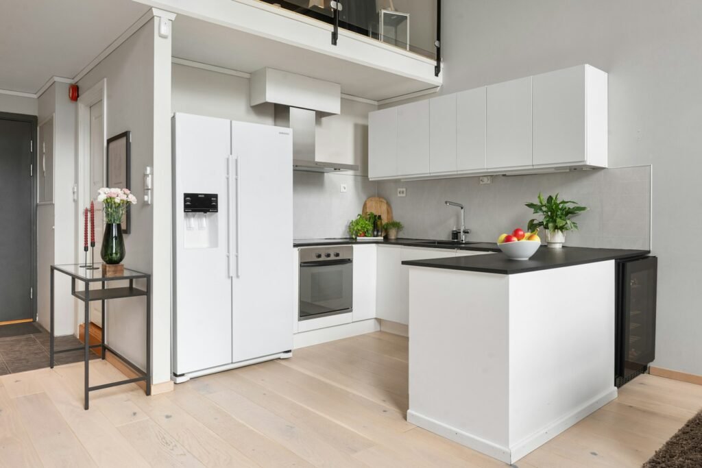 Clean modern home interior